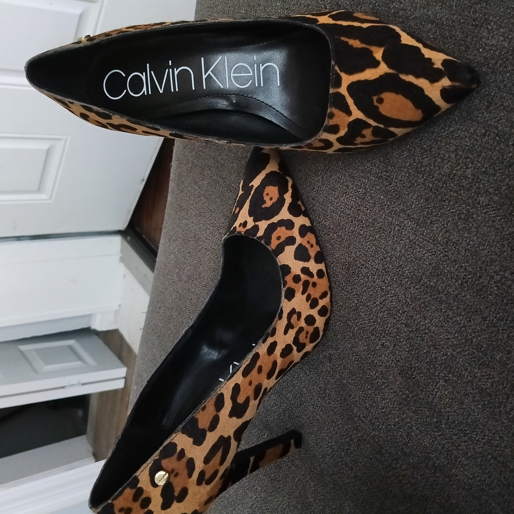 Calvin Klein Leopard Print Women's Shoes